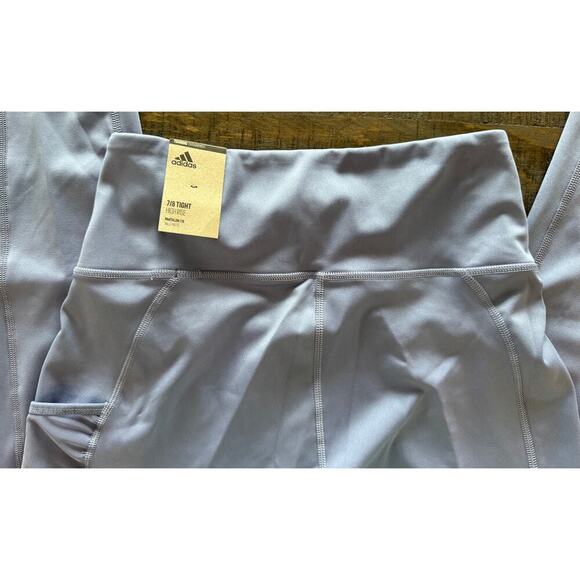 Adidas PRIMEGREEN training CIR SOLID 78 legging tights, M, Orbit Violet - Picture 2 of 4